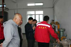 拜泉县相关领导考察三亚宏法旅游电子商务有限公司燃气
